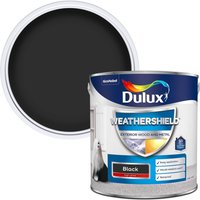 Dulux Weathershield Exterior Gloss Paint - Black - 2.5L
Dulux Weathershield Exterior Gloss Paint - Black - 2.5L