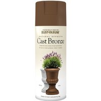 Rust-Oleum Natural Effects Spray Paint - Cast Bronze - 400ml
Rust-Oleum Natural Effects Spray Paint - Cast Bronze - 400ml