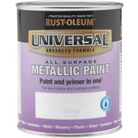 Rust-Oleum Universal All Surface Metallic Paint & Primer - Silver - 750ml
Rust-Oleum Universal All Surface Metallic Paint & Primer - Silver - 750ml