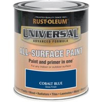 Rust-Oleum Universal All Surface Gloss Paint & Primer - Cobalt Blue - 750ml
Rust-Oleum Universal All Surface Gloss Paint & Primer - Cobalt Blue - 750ml