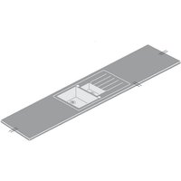 Maia Mocha Kitchen Sink Worktop - Acrylic 1.5 Duo Left Hand Bowl - 3600 x 650 x 42mm
Maia Mocha Kitchen Sink Worktop - Acrylic 1.5 Duo Left Hand Bowl - 3600 x 650 x 42mm