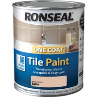 Ronseal One Coat Tile Paint Mocha Brown Satin - 750ml
Ronseal One Coat Tile Paint Mocha Brown Satin - 750ml