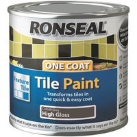 Ronseal One Coat Tile Paint Cobalt Grey High Gloss - 250ml
Ronseal One Coat Tile Paint Cobalt Grey High Gloss - 250ml
