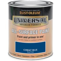 Rust-Oleum Universal All Surface Gloss Paint & Primer - Cobalt Blue - 250ml
Rust-Oleum Universal All Surface Gloss Paint & Primer - Cobalt Blue - 250ml