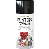 Rust-Oleum Painters Touch - Craft Enamel Spray Paint Black Gloss - 150ml
Rust-Oleum Painters Touch - Craft Enamel Spray Paint Black Gloss - 150ml