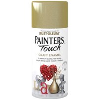 Rust-Oleum Painters Touch - Craft Enamel Spray Paint Gold Metallic - 150ml
Rust-Oleum Painters Touch - Craft Enamel Spray Paint Gold Metallic - 150ml