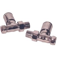 Smooth Head Radiator Valve Set Inline - Chromed Brass - 2 Pack
Smooth Head Radiator Valve Set Inline - Chromed Brass - 2 Pack