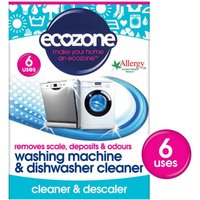 Ecozone Washing Machine And Dishwasher Cleaner - Pack of 6
Ecozone Washing Machine And Dishwasher Cleaner - Pack of 6