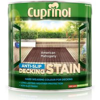 Cuprinol Anti Slip Decking Stain - American Mahogany - 2.5L
Cuprinol Anti Slip Decking Stain - American Mahogany - 2.5L