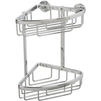 Croydex Premier 2 Tier Corner Basket/Shower Caddy - Chrome
Croydex Premier 2 Tier Corner Basket/Shower Caddy - Chrome