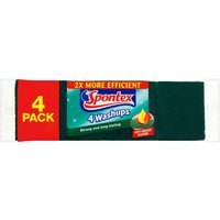 Spontex Washup 4 Pack
Spontex Washup 4 Pack