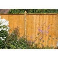 Forest Larchlap Closeboard 1.8m Fence Panel - Pack of 3
Forest Larchlap Closeboard 1.8m Fence Panel - Pack of 3