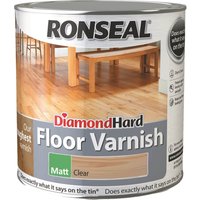 Ronseal Diamond Hard Floor Varnish Clear Matt - 2.5L
Ronseal Diamond Hard Floor Varnish Clear Matt - 2.5L