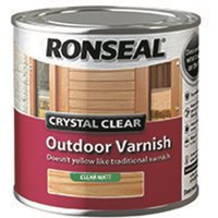 Ronseal Crystal Clear Outdoor Varnish Matt - 250ml
Ronseal Crystal Clear Outdoor Varnish Matt - 250ml