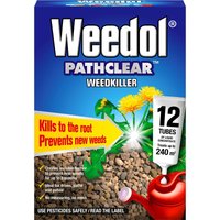Weedol Pathclear Liquid Concentrate Weedkiller - 12 Tubes
Weedol Pathclear Liquid Concentrate Weedkiller - 12 Tubes
