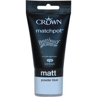 Crown Breatheasy Powder Blue - Matt Emulsion Paint - 40ml Tester
Crown Breatheasy Powder Blue - Matt Emulsion Paint - 40ml Tester