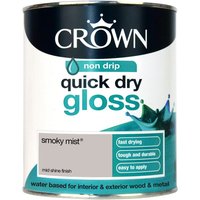 Crown Quick Drying Gloss - Smoky Mist - 750ml
Crown Quick Drying Gloss - Smoky Mist - 750ml