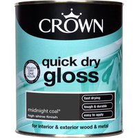 Crown Quick Drying Gloss - Midnight Coal - 750ml
Crown Quick Drying Gloss - Midnight Coal - 750ml