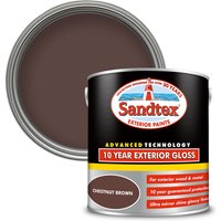 Sandtex Exterior 10 Year Gloss Paint - Chestnut Brown - 2.5L
Sandtex Exterior 10 Year Gloss Paint - Chestnut Brown - 2.5L