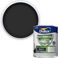 Dulux Weathershield Multi Surface Quick Dry Satin Paint - Black - 750ml
Dulux Weathershield Multi Surface Quick Dry Satin Paint - Black - 750ml