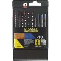Stanley Fatmax 10Pc Mixed Jigsaw Blades T - STA29240-XJ
Stanley Fatmax 10Pc Mixed Jigsaw Blades T - STA29240-XJ
