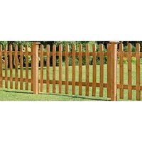 Forest Larchlap Pale 0.9m Picket Fence Panel - Pack of 3
Forest Larchlap Pale 0.9m Picket Fence Panel - Pack of 3