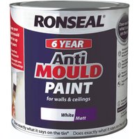 Ronseal Anti Mould Paint - 2.5L White Matt
Ronseal Anti Mould Paint - 2.5L White Matt