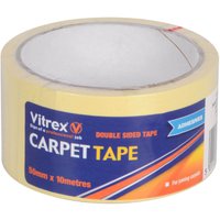 Vitrex Double Sided CARPET TAPE 50mm X10m
Vitrex Double Sided CARPET TAPE 50mm X10m