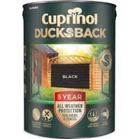 Cuprinol 5 Year Ducksback - Black - 5L
Cuprinol 5 Year Ducksback - Black - 5L