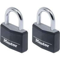 Master Lock Black Padlock - 40mm - 2 Pack
Master Lock Black Padlock - 40mm - 2 Pack