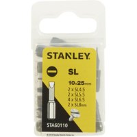 Stanley Fatmax 10pc 25mm Slotted Screwdriver driver bits - STA60110-XJ
Stanley Fatmax 10pc 25mm Slotted Screwdriver driver bits - STA60110-XJ