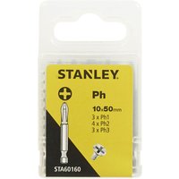 Stanley Fatmax 10Pc Mixed Philips 50mm - STA60160-XJ
Stanley Fatmax 10Pc Mixed Philips 50mm - STA60160-XJ