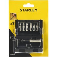 Stanley 6Pc Screwdriver Bit Set + Handle - STA60480-XJ
Stanley 6Pc Screwdriver Bit Set + Handle - STA60480-XJ