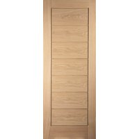 Horizontal 7 Panel White Oak Veneer Internal Door - 686mm Wide 
Horizontal 7 Panel White Oak Veneer Internal Door - 686mm Wide