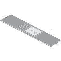 Minerva Ice Crystal Kitchen Sink Worktop - Super Large Right Hand Bowl - 305 x 65 x 2.5cm
Minerva Ice Crystal Kitchen Sink Worktop - Super Large Right Hand Bowl - 305 x 65 x 2.5cm