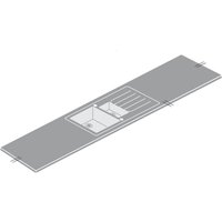 Minerva Ice Crystal Kitchen Sink Worktop - Acrylic 1.5 Duo Left Hand Bowl - 305 x 65 x 2.5cm
Minerva Ice Crystal Kitchen Sink Worktop - Acrylic 1.5 Duo Left Hand Bowl - 305 x 65 x 2.5cm