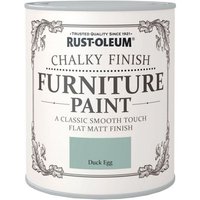 Rust-Oleum Chalky Furniture Paint - Duck Egg - 125ml
Rust-Oleum Chalky Furniture Paint - Duck Egg - 125ml