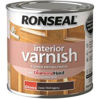 Ronseal Interior Varnish Gloss Deep Mahogany - 250ml
Ronseal Interior Varnish Gloss Deep Mahogany - 250ml