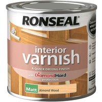 Ronseal Interior Varnish Matt Almond Wood - 250ml
Ronseal Interior Varnish Matt Almond Wood - 250ml