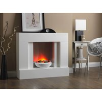 Suncrest Eclipse Electric Fireplace Suite - White
Suncrest Eclipse Electric Fireplace Suite - White