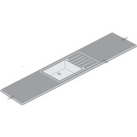 Minerva White Kitchen Sink Worktop - Super Large Left Hand Bowl - 305 x 65 x 2.5cm
Minerva White Kitchen Sink Worktop - Super Large Left Hand Bowl - 305 x 65 x 2.5cm