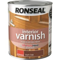 Ronseal Interior Varnish Gloss Dark Oak - 750ml
Ronseal Interior Varnish Gloss Dark Oak - 750ml