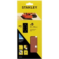 Stanley 1/3 Sander Sheets 240G Hook & Loop Sanding Sheets - STA31527-XJ 
Stanley 1/3 Sander Sheets 240G Hook & Loop Sanding Sheets - STA31527-XJ