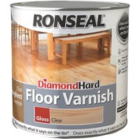 Ronseal Diamond Hard Floor Varnish Gloss Clear- 2.5L
Ronseal Diamond Hard Floor Varnish Gloss Clear- 2.5L