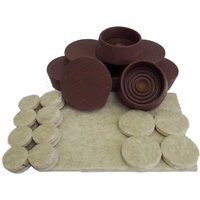 Felt Pads And Castor Cups - 29 Pack
Felt Pads And Castor Cups - 29 Pack