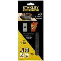 Stanley Fatmax 1/3 Sheet Mixed Sanding Sheets - STA39047-XJ
Stanley Fatmax 1/3 Sheet Mixed Sanding Sheets - STA39047-XJ