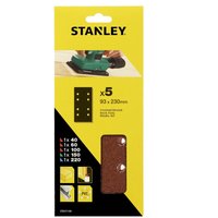 Stanley 1/3 Sheet Sander Mixed Wire Clip Sanding Sheets
Stanley 1/3 Sheet Sander Mixed Wire Clip Sanding Sheets