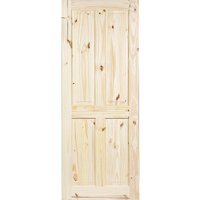 London 4 Panel Knotty Pine Internal Door - 762mm Wide
London 4 Panel Knotty Pine Internal Door - 762mm Wide