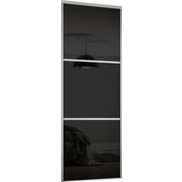 Linear Sliding Wardrobe Door 3 Panel Black Glass with Silver Frame (W)610mm
Linear Sliding Wardrobe Door 3 Panel Black Glass with Silver Frame (W)610mm