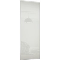 Classic Sliding Wardrobe Door Arctic White Glass with Silver Frame (W)762mm
Classic Sliding Wardrobe Door Arctic White Glass with Silver Frame (W)762mm